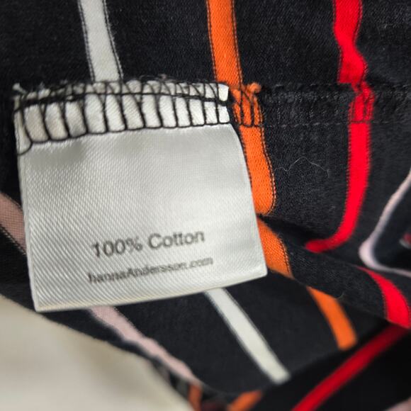 Hannah Anderson Multicolored Striped Girls Dress. Size 6-7 - Picture 10 of 11